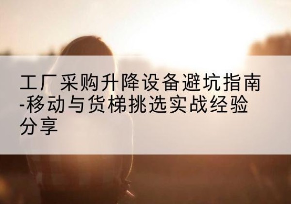 阆中移动式升降机怎么选-工厂采购升降设备避坑指南-移动与货梯挑选实战经验分享